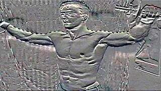 18-Year-Old Reese Rideout Shows Off Muscular Workout in Gym Setting