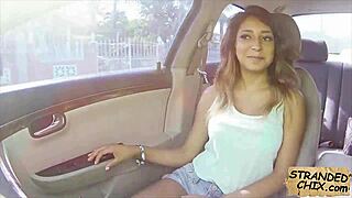 Hot Teen Babe Fucked for Ride