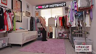 I cant get enough of bryan gozzling as slut lola fae with natural tits and tattoo in casting interview