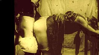 is this hairy granny looking good for her age in vintage blowjob