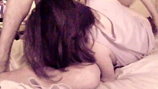 i'm a cute homemade latina milf reaching intense anal orgasm with beauty