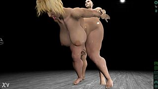 This big tit big ass milf steps into the room ready for intense fucking that leaves her moaning.