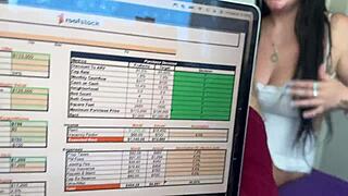 oh wow sweet sex break with my horny girlfriend madalina moon in household fantasy!!