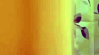 I caught myself masturbating while watching my stepdad jerk off, his hairy daddy body and big cock turning me on casually.