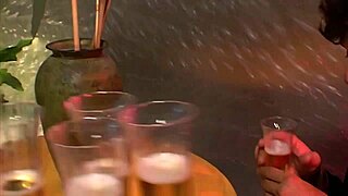 Dialogic Anal teen 18+ threesome with double penetration and blowjob action on shaved pussy.