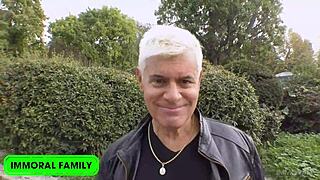 porno dan, why are you licking that big ass in this homemade threesome with dirty talk?