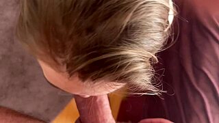 Slutty Stepdaughter Gets Fucked and Facialized by Stepdaddy After Mommy Leaves