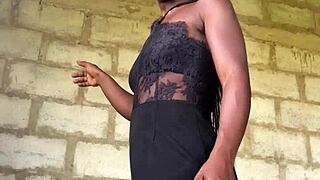 crazybitch enjoyed showing her nakedness in gstring panties to strangers and later dress up