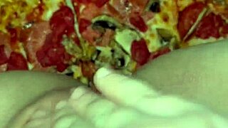 saudi arabian snowwhite in los angeles shares her kinky fetish compilation with food like pizza and chocolate ice cream for teen masturbation.