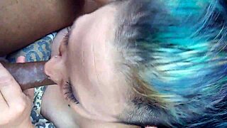 Nicky loves sucking on black cock 😘