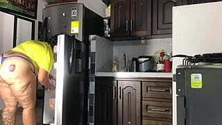 Argentinian Guy Pounds Colombian with Big Tits in Doggystyle and Cowgirl