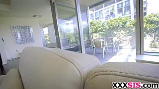 I'm banging my hot stepsis Elena Koshka with that big cock in wild group action.