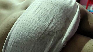 Indian wife contrasts her married life by cheating with the landlord in secret sex while husband works at the office