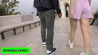 porno dan, why are you licking that big ass in this homemade threesome with dirty talk?