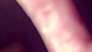 I feel so excited watching my skinny wife open her tight ass for fisting and blowjob in this amateur swingers group orgasm.