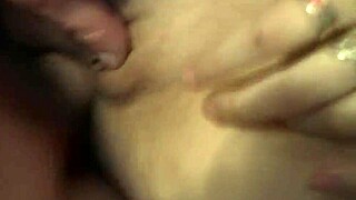 I get lucky fucking my cute blonde teacher in fishnets doggystyle