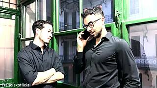 Real Estate Agent Takes 3 Cocks at Work Double Penetration Destroyed Ass