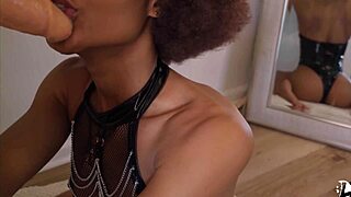 Pretty Cute Girl Celebrates Start of Summer with Close Up Blowjob Leading to Cum in Mouth