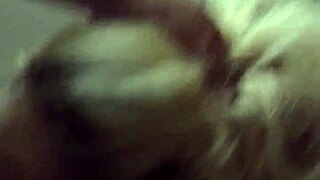 Hey, check out this Latina maid gagging on a big cock in part 1