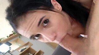 amateur cute latina teen 18+ sucks big fat dick like pro in sloppy face fuck 😈