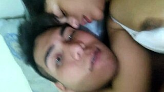 black lover grabs my neck hard and fucks me rough to breed my big pussy in homemade interracial creampie