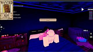 uh, i finally met my dream goth mommy in that roblox condo rp and she's ridin' my big cock like crazy...