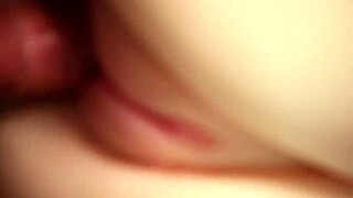 I ended up cumming on her pussy after double penetration with toys