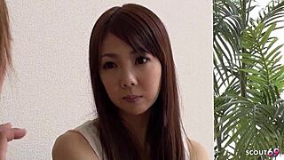 Can This Small Tits Japanese Girl Handle First MMF Threesome With Classmates In Uncensored Porn? She Rides Cowgirl And Takes Creampie!