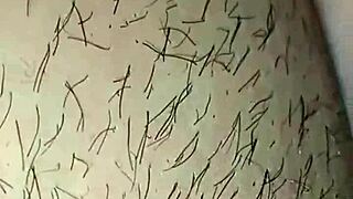 i tried pussy licking for the first time with my husband in the bedroom. it was juicy and tight with his big cock leading to creampie.