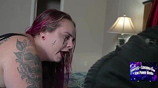 Goth BBW Takes Massive BBC In Bareback Interracial Action With Big Ass And Huge Cock