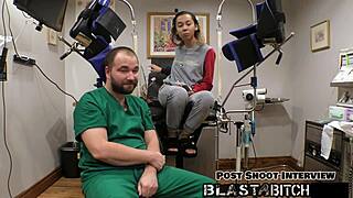 Kalani Luana Sucks Dick Twice And Gets Fucked By Doctor In Hospital POV With Gloves