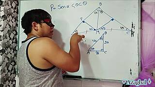 Trigonometry sexual calculation my p in asian bedroom with nerd student teacher!