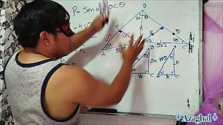 Trigonometry sexual calculation my p in asian bedroom with nerd student teacher!