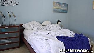 nick has a headache he finds his hot stepmom charlie when nick tells her he took the pills she laughs and tells nick that he took boner pills