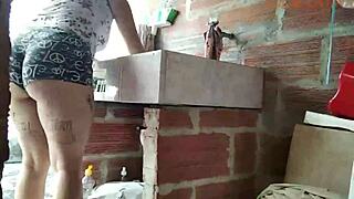 Italian Teen Spanked And Fucked On Balcony In Dress. She Gives Blowjob And Gets Cumshot In Homemade Scene.