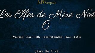 hey, check out these french femdom elves with dirty talk and hot wax play