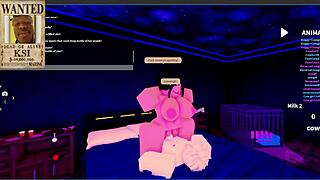 uh, i finally met my dream goth mommy in that roblox condo rp and she's ridin' my big cock like crazy...