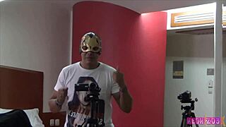 What happens when Mexican Latina Krista Reyes has a rich morning with backstage blowjob handjob dildo toys and cum in hotel interview?