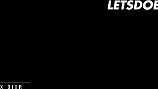 busty russian liya silver moans during passionate fuck. her tight shaved pussy gets licked and filled with cum in romantic spooning.