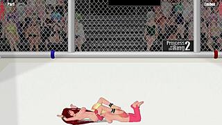 princess of the ring 2 features paris battling ember in a fierce street catfight wrestling match