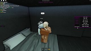 White girl dominates massive black cock roughly