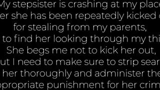 Punishing Curvy Stepsister with Creampie in Fishnets