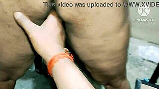 Desi wife dives into hardcore fucking with neighbor boys, big tits bouncing in homemade action.