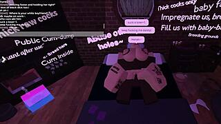 using a bbc character at my place in roblox gameplay