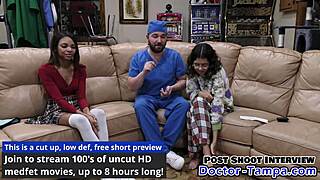 Why Does Doctor Tampa Humiliate Ebony Cheerleader Solana With Kinky Latex Gloves And Speculum During Her Physical Exam At Doctor-TampaCom