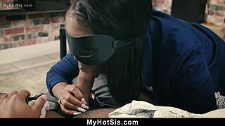 Magician Stepsis Controls Stepbro in Hardcore POV Blowjob and Cowgirl Riding with Cumshot in Taboo Teen Roleplay