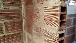 Italian Teen Spanked And Fucked On Balcony In Dress. She Gives Blowjob And Gets Cumshot In Homemade Scene.