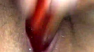 anda bien caliente mi vecina con big clit toys leading to squirting orgasm and cumshot