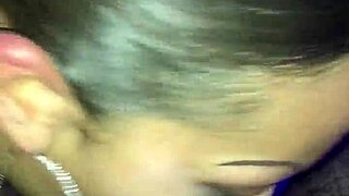 Puerto rican woman gives intense blowjob in caribbean style with deep passion and skill for quick satisfaction in close encounter.