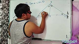 Trigonometry sexual calculation my p in asian bedroom with nerd student teacher!